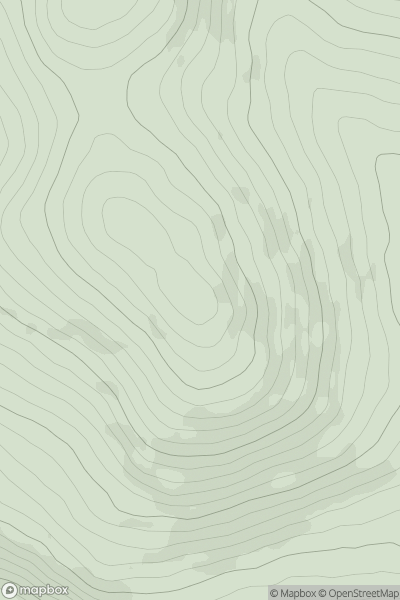 Thumbnail image for Seefin (Sui Finn) [Galty Mountains] [R890197] showing contour plot for surrounding peak
